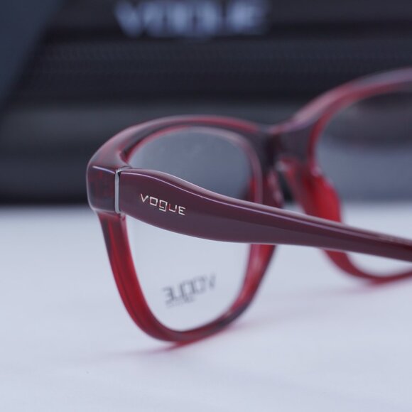 Vogue VO2908 2257 Square Eyeglasses Transparent Bordeaux 51mm - Picture 7 of 9